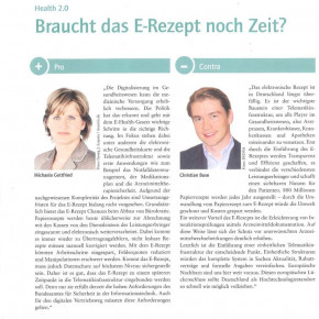 Healthcare Marketing 9/2015: Braucht das E-Rezept noch Zeit?